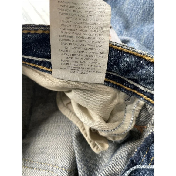 Twenty X Houston Jr Womens Jeans Size 7 Low Rise Slim Fit Pockets Bling Denim - Picture 15 of 15